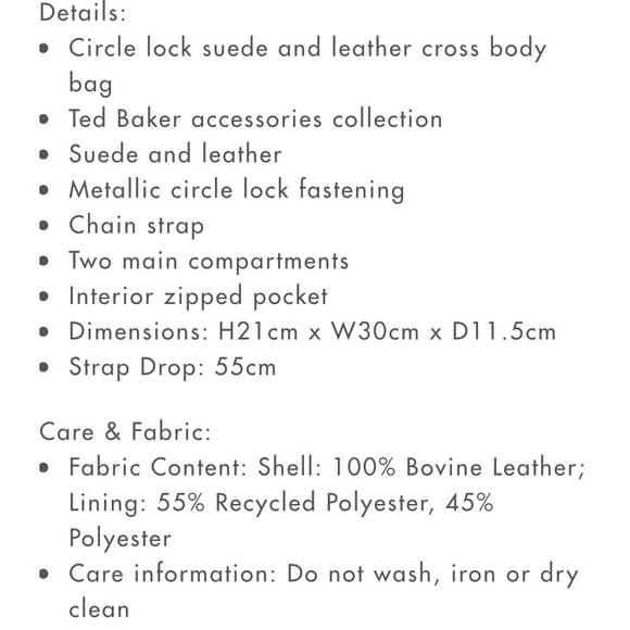 Ted Baker Sophina Bag in Olive - Picture 8 of 8